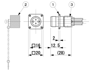 レセプタクル MFR(MF10-R)