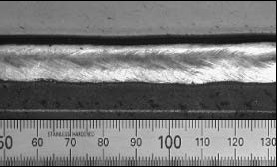 SF-309Lによる水平すみ肉溶接例（半自動）